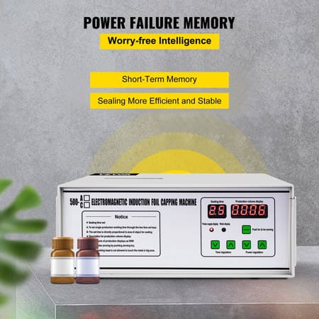 Power Failure Memory Portable Induction Sealing Machine