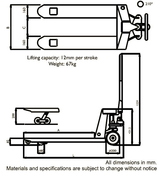 Hand Pallet Truck in Bangalore