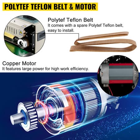 Considerate Details Heavy Duty Horizontal Continuous Band Sealer
